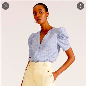 Garland puff sleeve Veronica beard! Great shirt with little wear!